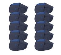 GOCHSS I - Fundas para Palos de Golf, 10 Unidades, Poliuretano para Ambos Palos Diestros, Protector para Titleist Callaway Ping Taylormade Fit More Brands (Azul Oscuro)