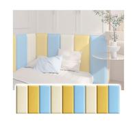 GOCHUSX Autoadhesivo Acolchado Pared, Cabecero Tapizado Autoadhesivo, Pegatinas De Pared 3D Autoadhesivas para Dormitorios, Salas De Juegos, Residencias(A,180x50cm)