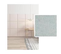 GOCHUSX Autoadhesivo Acolchado Pared, Paneles De Cabecero para Pared, Papel Tapiz Autoadhesivo con Acolchado Suave para La Decoración De La Sala De Estar(Verde,35x35cm-8PCS)