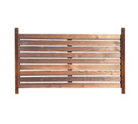 GOCHUSX Paravents De Jardin, Clôtures Décoratives D'extérieur Autoportantes, Panneaux De Clôture En Bois Pour L'intimité, Tuteurs Pour Plantes De Terrasse Pour Jardin(Brown-C,10PCS)