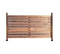 GOCHUSX Paravents De Jardin, Clôtures Décoratives D'extérieur Autoportantes, Panneaux De Clôture En Bois Pour L'intimité, Tuteurs Pour Plantes De Terrasse Pour Jardin(Brown-A,1PC)