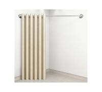 GOCHUSX Probador, Separador De Probadores para Tiendas De Ropa con Cortina De Sombra, Vestidor De Pared para Tiendas De Ropa, Boutiques Y Oficinas(Beige,120-150x180x270cm)