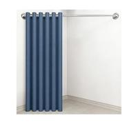 GOCHUSX Probador, Separador De Probadores para Tiendas De Ropa con Cortina De Sombra, Vestidor De Pared para Tiendas De Ropa, Boutiques Y Oficinas(Azul,120-150x180x200cm)