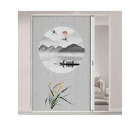 GOCHUSX Puerta De Partición Plegable Retráctil, Divisor De Ambientes Tipo Acordeón con Riel De Aleación De Aluminio, Pantalla De Privacidad para Ahorrar Espacio(120x190cm(47.2x74.8in))