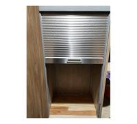 GOCHUSX Puertas De Persiana para Armarios, Puertas Plegables con Tirador para Armarios, Puerta De Persiana Decorativa Flexible para Lavandería, Oficinas(40x76cm(15.7x29.9in))