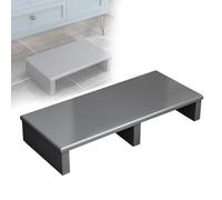 GOCHUSX Taburete De Madera, Banco con Soporte para Flores, Pedestal Elevado para Muebles Y Electrodomésticos, Plataforma Móvil Resistente para Cama, Baño, Porche(Grey,70x30x20cm)