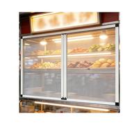 GOCHUSX Ventana De Atención Al Público, Escotilla Corredera De Servicio para Cocinas Portátiles con Tirador Invisible, Puerta De Gabinete Temporal Sin Perforaciones(130x120cm(51.2x47.2in))