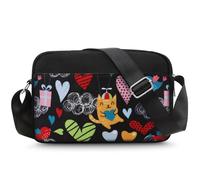 Gocokia Bolso cruzado multifunción para mujer, bolso de mano ligero, casual, bolso de hombro con múltiples compartimentos, Patrón de regalo, 10