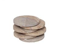 gocraft arena absorbente posavasos - posavasos redondos Natural amarillo piedra arenisca para tus bebidas, bebidas y copas de vino/Bar