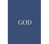 God: A Timeless Decorative Book Reflecting Faith, Strength & American Spirit | Elegant Neutral Décor for Coffee Tables & Shelves