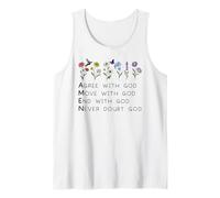 God Amen Agree God Move God with Christian Saying God Quote Camiseta sin Mangas