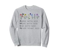 God Amen Agree God Move God with Christian Saying God Quote Sudadera