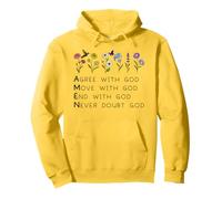 God Amen Agree God Move God with Christian Saying God Quote Sudadera con Capucha