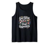 God Bless All Our First Responders Apreciación |- Camiseta sin Mangas