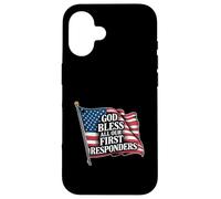 God Bless All Our First Responders Apreciación ------- Carcasa para iPhone 16