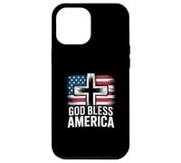 God Bless America 4 de Julio Christian Patriot Bandera de Estados Unidos Carcasa para iPhone 12 Pro MAX