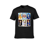 God Bless The Go Gos 80S Retro Music Cool Girl Group Camiseta Graphic Printed Tee Shirt Mens Black Shirt, Negro , XXL