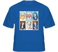 God Bless The Go Gos 80S Retro Music Cool Girl Group T Tshirts Camisetas y Tops(X-Large)