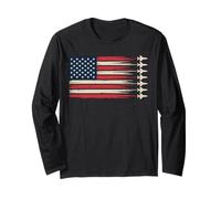 God Bless the U.S.A. Pride of the US-Americans Manga Larga