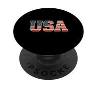 God Bless the U.S.A. Pride of the US-Americans PopSockets PopGrip Adhesivo