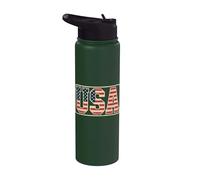 God Bless the U.S.A. Pride of the US-Americans Stainless Steel Insulated Water Bottle