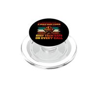 God Bless Your Firefighters Proud Firefighter For Dad Men PopSockets PopGrip para MagSafe