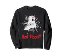 God Blood ? Ghost Nurse Funny Halloween Costume Sudadera