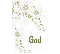 God: Church journal for note-taking. Faith journal & devotional. Hardcover Prayer Journal for Women.