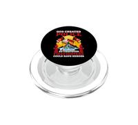 God Created Police So That Even Firefighters Fireman PopSockets PopGrip para MagSafe