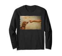 God Creates Dachshund Dog Owner Wiener Manga Larga