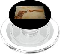 God Creates Dachshund Dog Owner Wiener PopSockets PopGrip para MagSafe