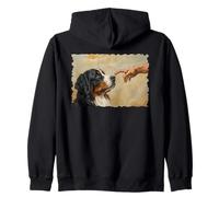 God Creates Dog Bernese Mountain Sudadera con Capucha