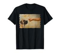 God Creates Great Fawn Great Dane Dog Lover Camiseta