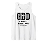 God Family Country In That Order Its All About Jesus Freedom Camiseta sin Mangas