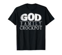 God Family Crockpot Faith Design Camiseta