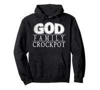 God Family Crockpot Faith Design Sudadera con Capucha