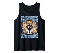 God Gives His Most Powerful Soldiers Lactose Intolerance Camiseta sin Mangas