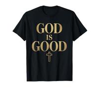 God Good Simple Christian Faith Jesús Versículo de la Biblia Camiseta
