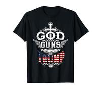 God Gun y Trump Presidente republicano Novedad política Camiseta