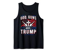 God Guns And Trump Donald Trump Admitedor Regalos Camiseta sin Mangas