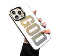 God Has A Plan for You Inspirational Phone Case for iPhone 17/16/15/14/13/12 Plus Pro MAX, PC Slim Shockproof Cover, Durable Fit Anti-Scratch Design (12,Gray)