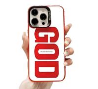 God Has a Plan for You Phone Case Compatible with iPhone 17 - 11 Pro Max, Christian Religious Inspirational Bible Verse Case, Shockproof Soft TPU Protective Cover for Women Men (Red,For iPhone12)