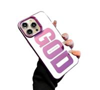 God Has a Plan for You Phone Case Compatible with iPhone 17 -11Christian Religious Inspirational Bible Verse Case, Shockproof Soft TPU Protective Cover for Women Men (Purple,For iPhone11ProMax)