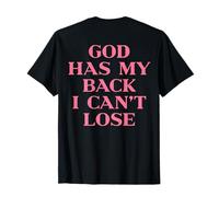 God Has My Back I Can't Lose Christian Shirt Jesus Faith Camiseta