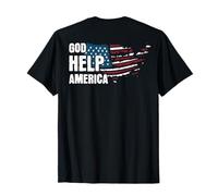 God Help America Bandera Estadounidense Nosotros la Gente ya no está Orgullosa Camiseta