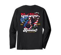 God Help America Bandera Estadounidense Nosotros la Gente ya no está Orgullosa Manga Larga