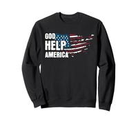 God Help America Bandera Estadounidense Nosotros la Gente ya no está Orgullosa Sudadera