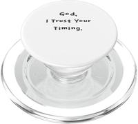 God I Trust Timings Biblia Cristiana Fe Estímulo PopSockets PopGrip para MagSafe