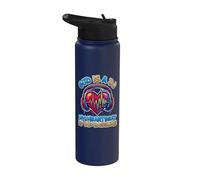God Is A DJ My Heartbeat Is The Bassline Música cristiana Stainless Steel Insulated Water Bottle