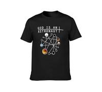 God Is An Astronaut Post Rock Unisex 100% Cotton Short-Sleeve T-Shirts Black S